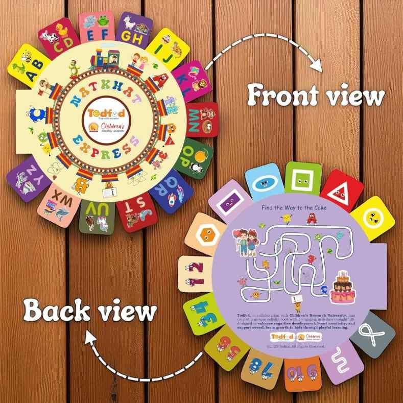 TodFod Natkhat Express Alphabet Learning Book for Kids